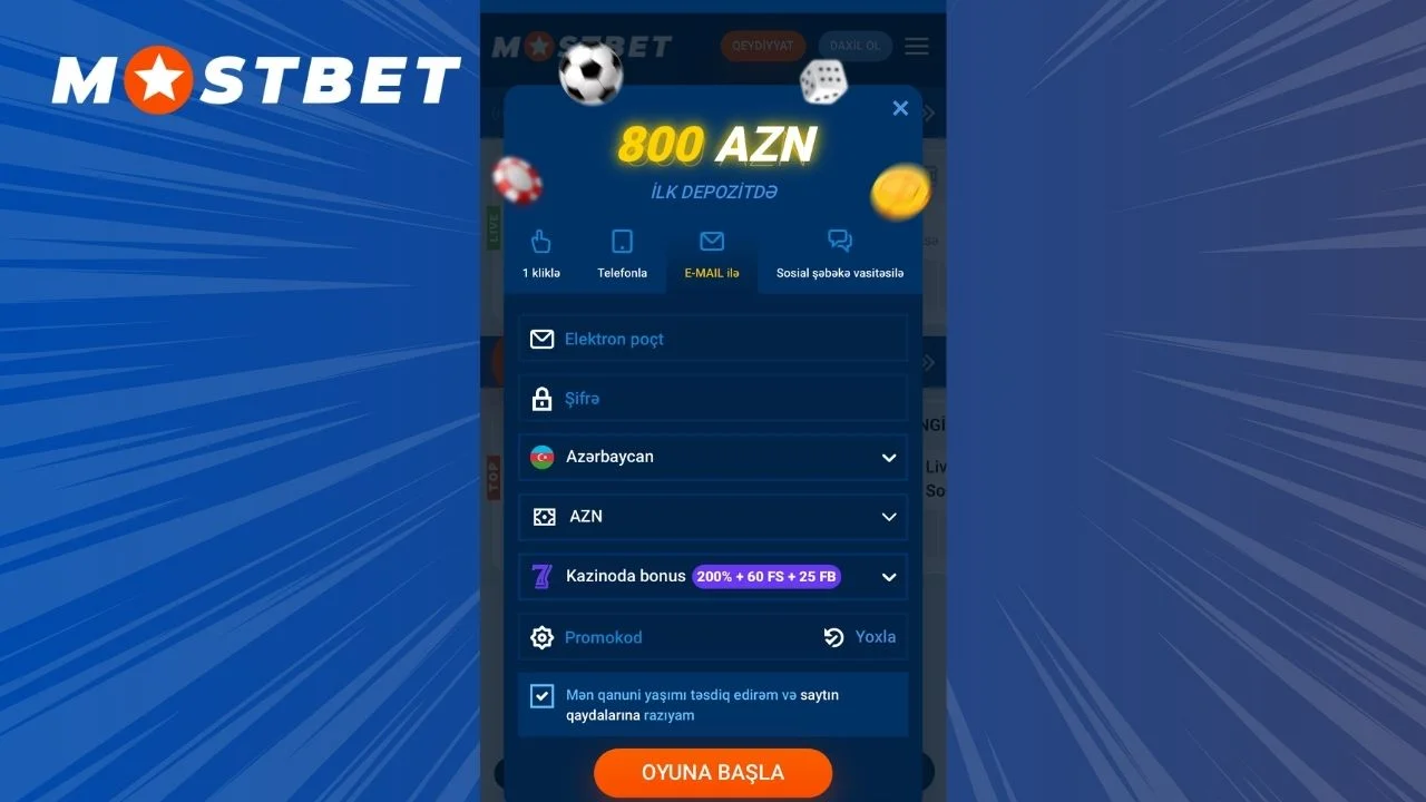 Mostbet qeydiyyat bələdçisi